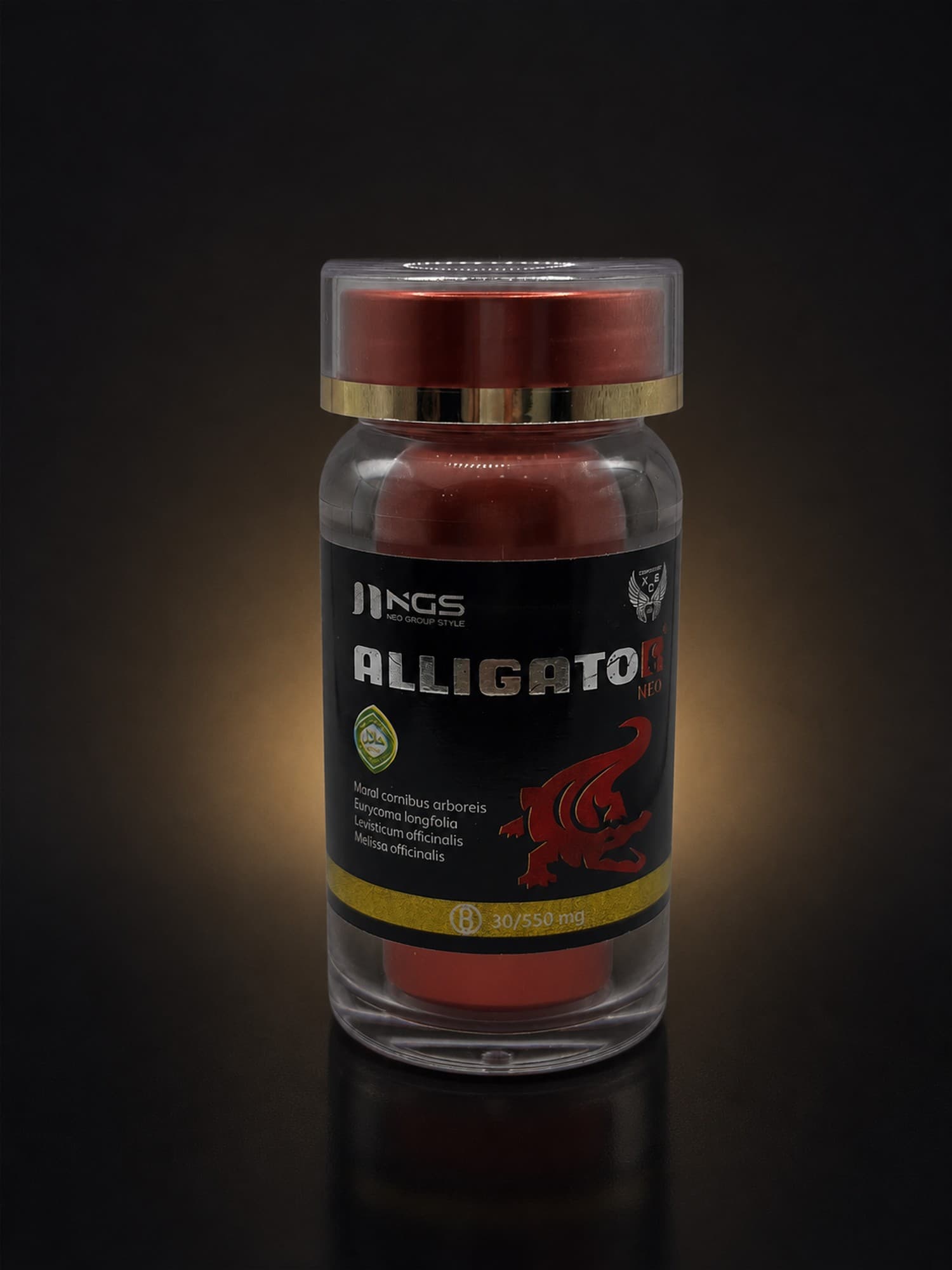 Банка ALLIGATOR NEO, 30 капсул по 550 мг
